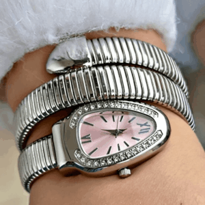 Limited Edition Serpentine Metal Watch - Image 4