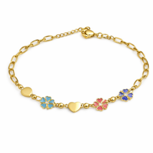 Gold-Plated Stainless Steel Bracelet - Image 1