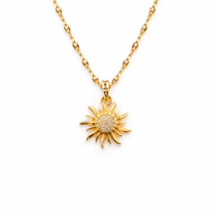 Sun Stainless Steel Necklace