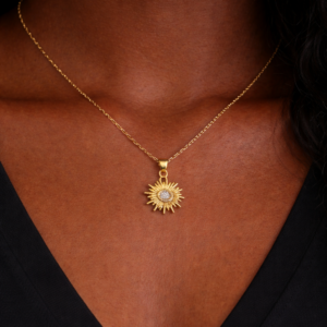 Stainless Steel Necklace Gold-Plated - Image 3