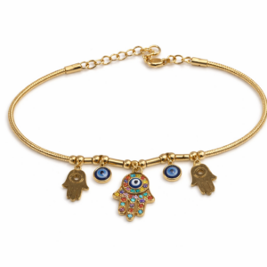 Gold-Plated Stainless Steel Bracelet