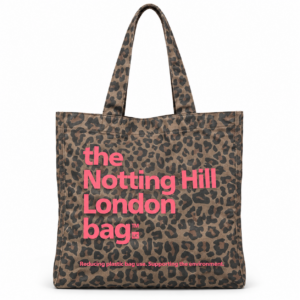 Notting Hill London Dark Leopard Bag